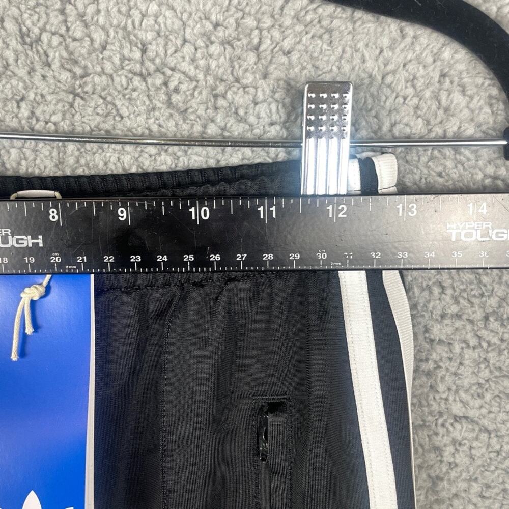 adidas Originals Black Track Pants with White Stripes - Picture 6 of 15